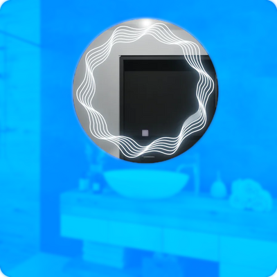 Okrúhle kúpeľňové zrkadlá