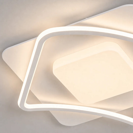 LED luster s diaľkovým ovládaním MODERNO 53W, 2 štvorce, studené/teplé/neutrálne svetlo, stmievateľné, biely - LT634-500P_closeup.png