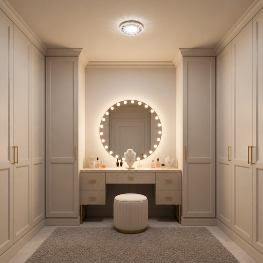 ORBITA LED Spot, 5 W, okrúhle, studené svetlo + RGB, biele, živicové a sklenené LED Spot Predvolený názov Alessandro Design