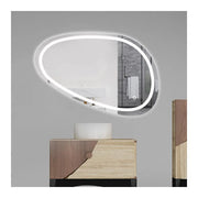 Zrkadlo LED dotyk dissegno defritácia systému 80x45 cm Marcello Funghi Collection