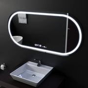80x50cm oválne LED zrkadlo alterna Motionglow senzor Marcello Smoteble Clock Defosting System