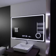 Zrkadlové obdĺžnikové obdĺžniky 120x80cm Souverain Motionglow Marcello Demonant Clock System a Smoble Cosmetic Terometer