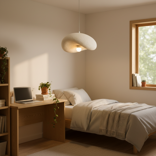 FOAMER Magno moderný luster, 59 cm, závesný, 1 X E27, biely, kov a pena, nastaviteľná výška Klasické lustre Predvolený názov Alessandro Design