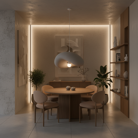 FOAMER Magno moderný luster, 59 cm, závesný, 1 X E27, sivý, kov a pena, nastaviteľná výška Klasické lustre Predvolený názov Alessandro Design