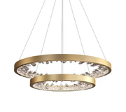 LED LED Casiana s diaľkovým ovládaním, 38W, zlatý, vyhodený