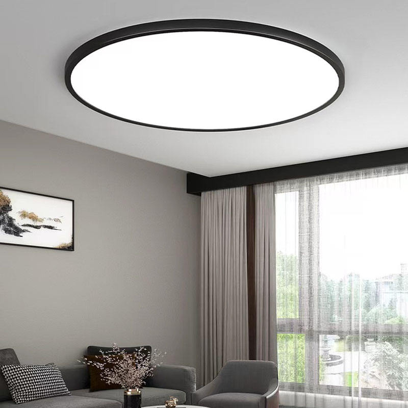 SOLIS LED stropné svietidlo 47cm 48W Cold Light Black