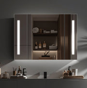 Theresa Wardrobe s LED zrkadlom DBP125 100x70 šedá