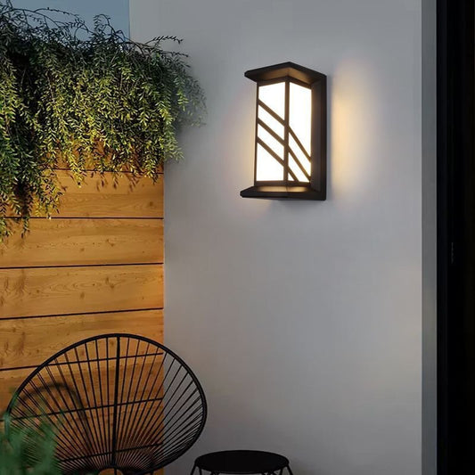Vonkajšie nástenné LED svietidlo AX140BK 20W White Black
