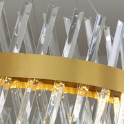 LED Alessandro luster s diaľkovým ovládaním, Daisy, priemer 60 cm, zlato