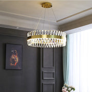 LED Alessandro luster s diaľkovým ovládaním, Daisy, priemer 60 cm, zlato