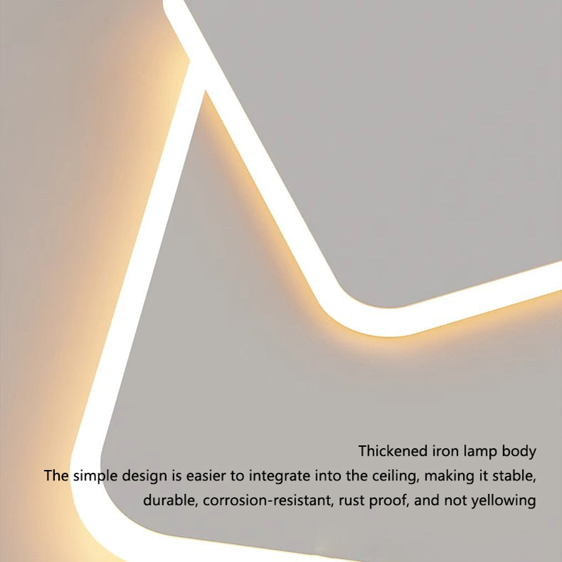 LED luster s diaľkovým ovládaním FUTURA LUMINA 98W, 2 štvorce, studené/teplé/neutrálne svetlo, stmievateľné, biela