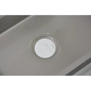 Kuchynské umývadlo z nehrdzavejúcej ocele, 50x40x21cm, s príslušenstvom, kefovaná nerez