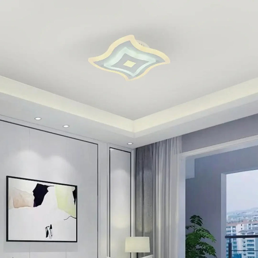LED luster MORNIKA 12W, Priemer 35cm, Studené/Teplé/Neutrálne svetlo, Biely