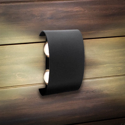 Fantázia aplikuje exteriér a interiér LED, 4 zdroje x 1w, IP65, kovové, čierne, 3000K