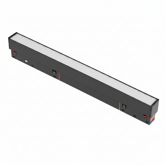 LED lineárny projektor na magnetickú koľajnicu ZARAFSHAN, 10 W, dĺžka 30 cm, neutrálne svetlo, čierna