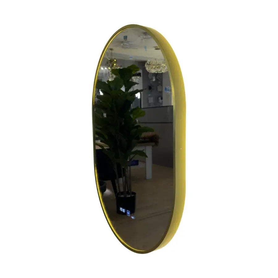 60x80cm oválne LED zrkadlo vracia systém Marcello Systém SMEABLE CLOCKOVÝ SYSTÉM