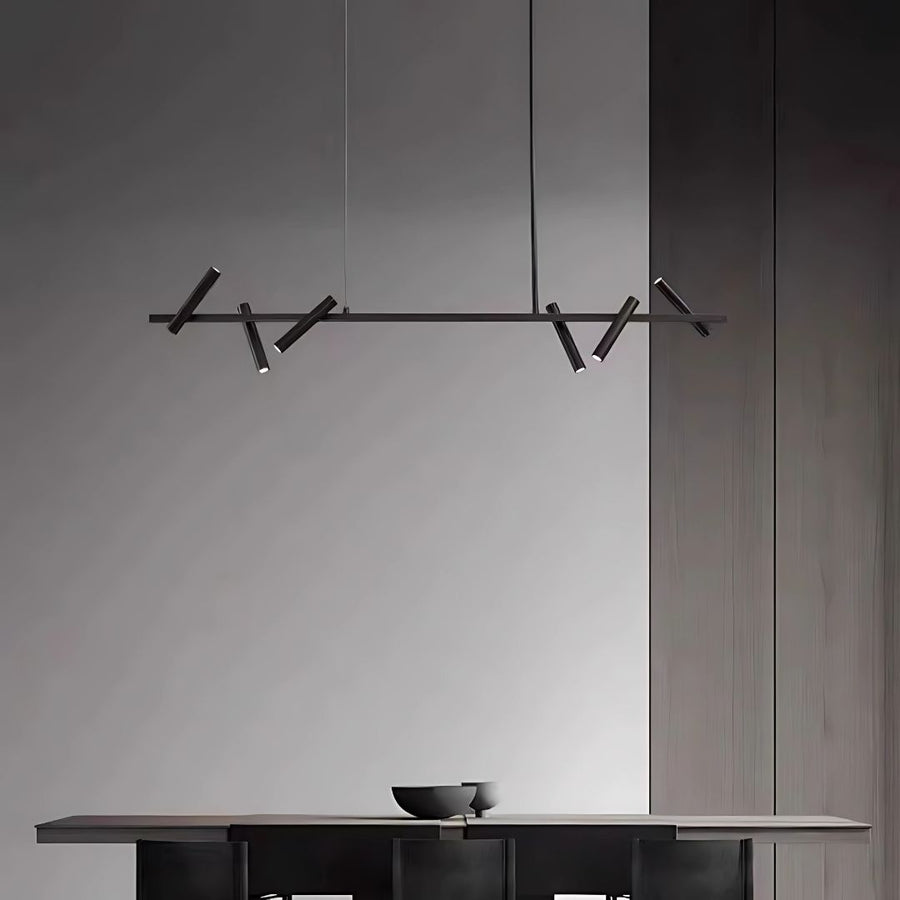 LED luster s diaľkovým ovládaním Harman, 23W, 6 zdrojov, neutrálne svetlo, čierny