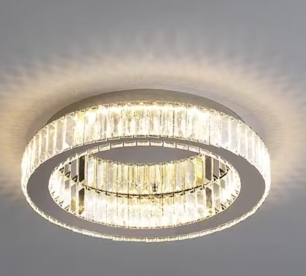 LED kryštál LULUS s 118 W Silver Latifah Diaľkovým ovládaním