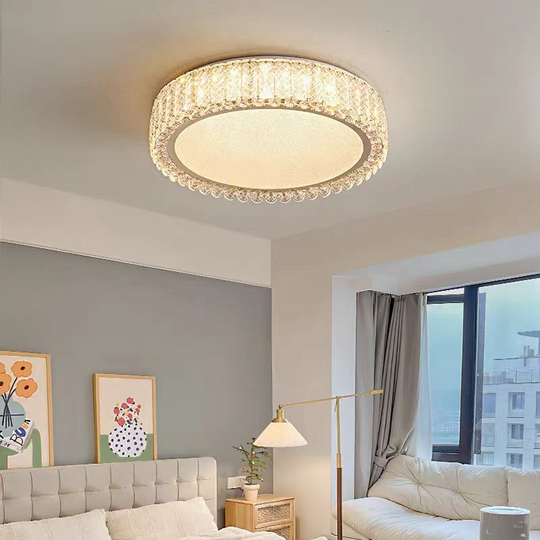 LED luster s diaľkovým ovládaním a krištáľom LLC152/500CH 59W, 50cm, kruh, studené/teplé/neutrálne svetlo, stmievateľné, lesklé chrómové LED luster s diaľkovým ovládaním Predvolený názov Alessandro Design
