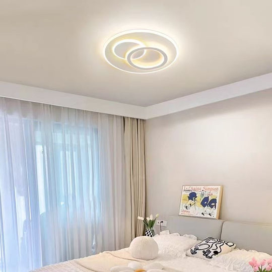 LED luster s diaľkovým ovládaním NOLUX 34W, Okrúhly, Studené/Teplé/Neutrálne svetlo, Stmievateľné, Biele LED lustre s diaľkovým ovládaním Predvolený názov Alessandro Design