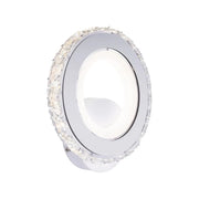 Naneste LED Borandis 20W, biela s chrómom, akrylom a kryštálom, studené/horúce/neutrálne svetlo