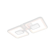 LED chtíč s diaľkovým ovládaním, Felix, 2 štvorce, 77 W, studené/horúce/neutrálne svetlo, nestabilné, biele