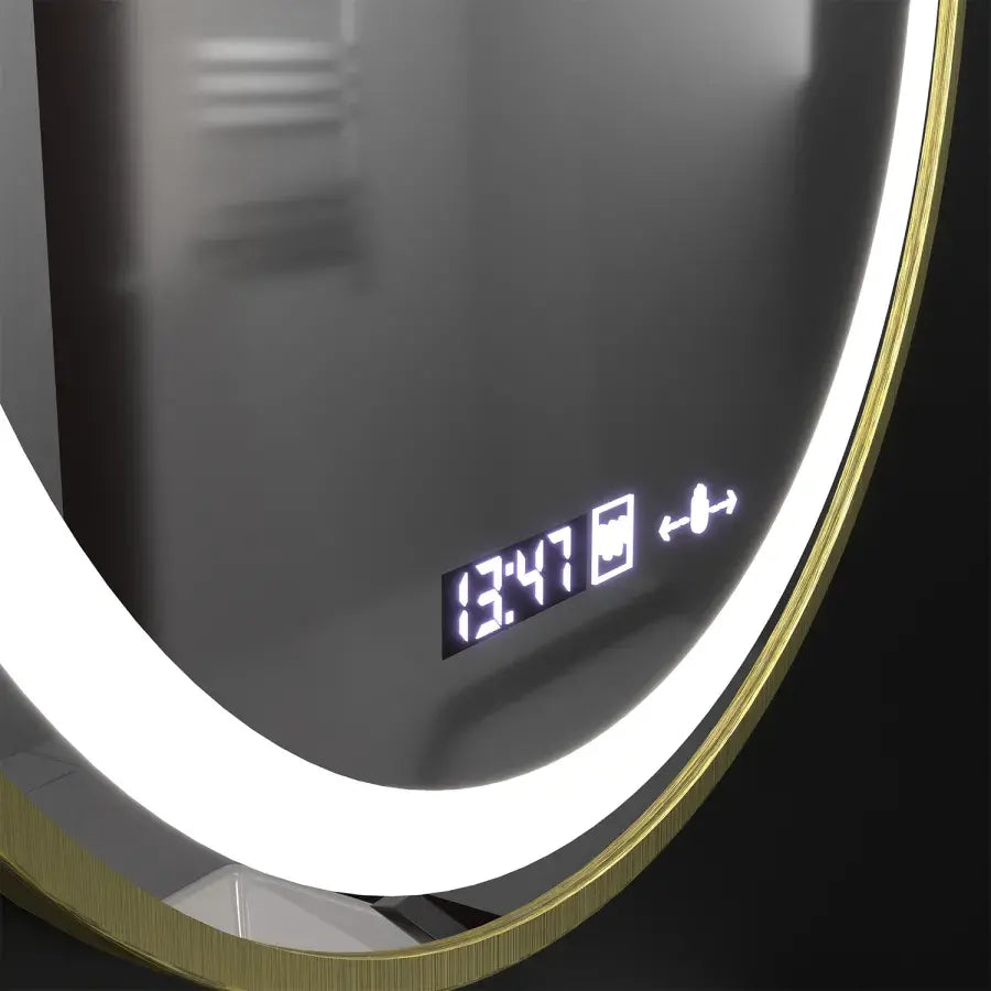 Zrkadlo LED Round 70 cm Celesti Royale Gold Motionglow MARCLELLL SMEABLE HODOVANIE SYSTÉM