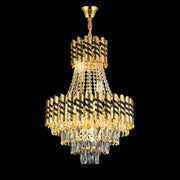 Crystal Luster 9xE14 Golden Nardo, šírka 50 cm, vysoká 70 cm