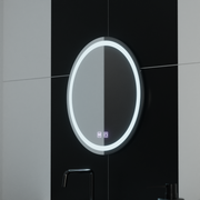 Zrkadlové LED kolo 50 cm Lucea Touch Defrosting System