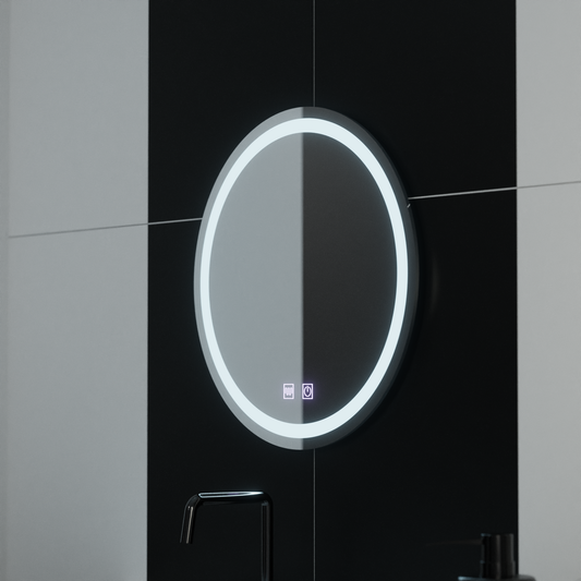 Zrkadlové LED kolo 50 cm Lucea Touch Defrosting System