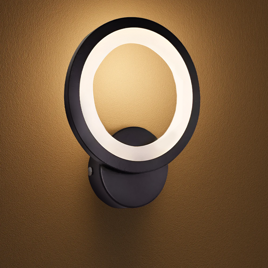 LED nástenné svietidlo 14W Black BETTY - Neutrálne svetlo do spálne a kancelárie