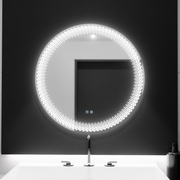 LED okrúhle zrkadlo 70 cm, Stellaire Touch, Demister System, Stmievateľné