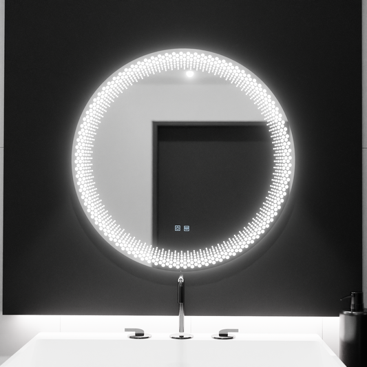 LED okrúhle zrkadlo 60 cm, Stellaire Touch, Demister System, Stmievateľné