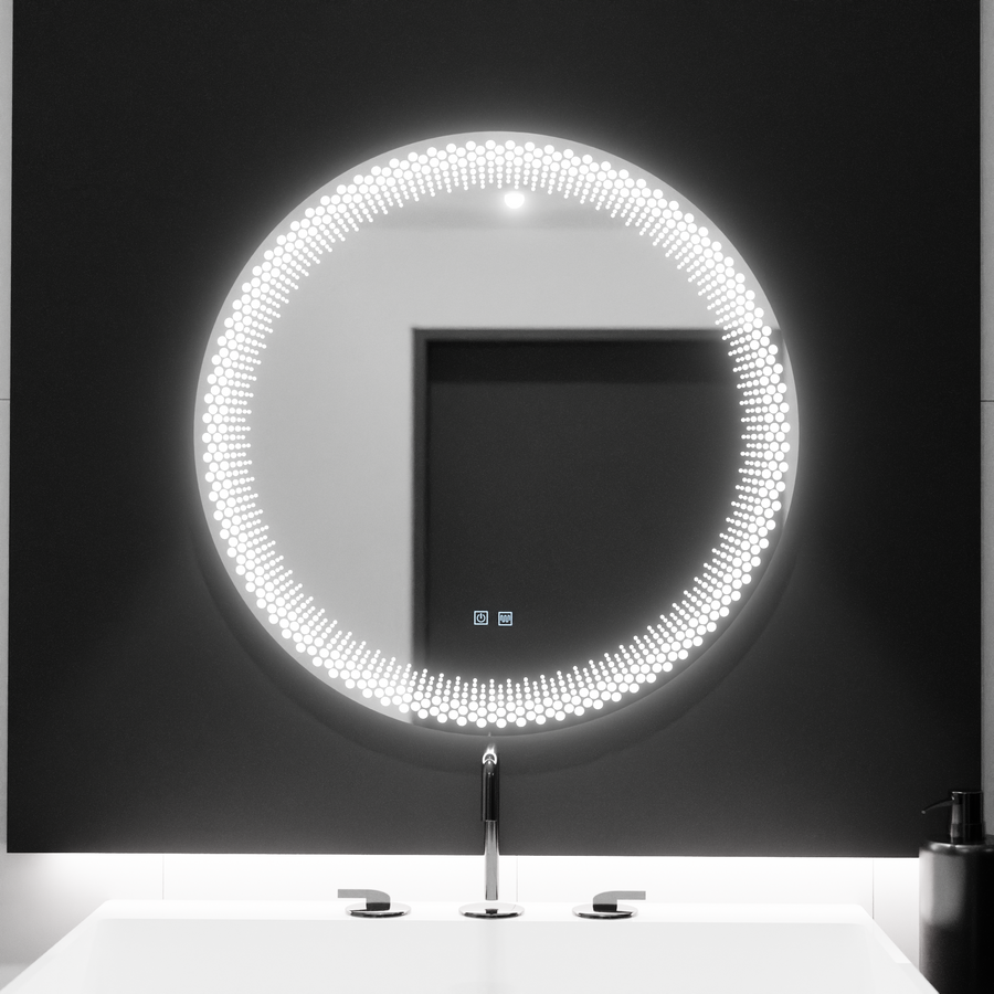 LED okrúhle zrkadlo 70 cm, Stellaire Touch, Demister System, Stmievateľné