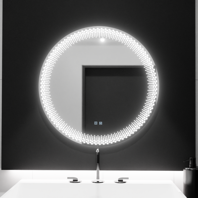 LED okrúhle zrkadlo 60 cm, Stellaire Touch, Demister System, Stmievateľné