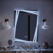 Zrkadlové LED dotykové infinitum systém rozmrazuje 60x80cm