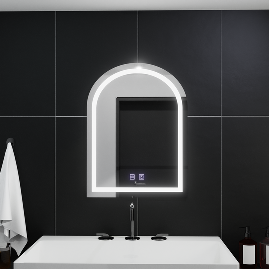 Oblúkové LED zrkadlo 60x80cm, Arco Touch, Demister System, Stmievateľné zrkadlá Korman E Predvolený názov Alessandro Design