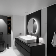 LED zrkadlové LED semiluna 60x54 - Soluna Touch Defrition System, Slimable