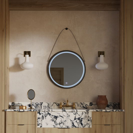 Okrúhle LED zrkadlo, 60 cm, Basic Touch