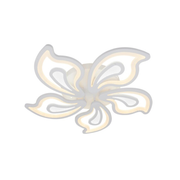 LED luster s diaľkovým ovládaním GLORIOSA 96W, 5 okvetných lístkov, studené/teplé/neutrálne svetlo, stmievateľné, biela