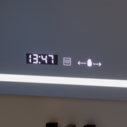 Zrkadlo LED obdĺžnikový obdĺžnik 120x80cm Eclat Motionglow Marcello Demontalling & Smoble Cosmetic Terometer Terometer