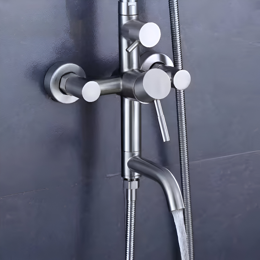 Sprchový stĺp, nehrdzavejúca oceľ 304, satén, LY003