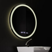 Zrkadlo LED LED 80 cm Celeste Motionglow Marcello Smoteble Clock Defosting System