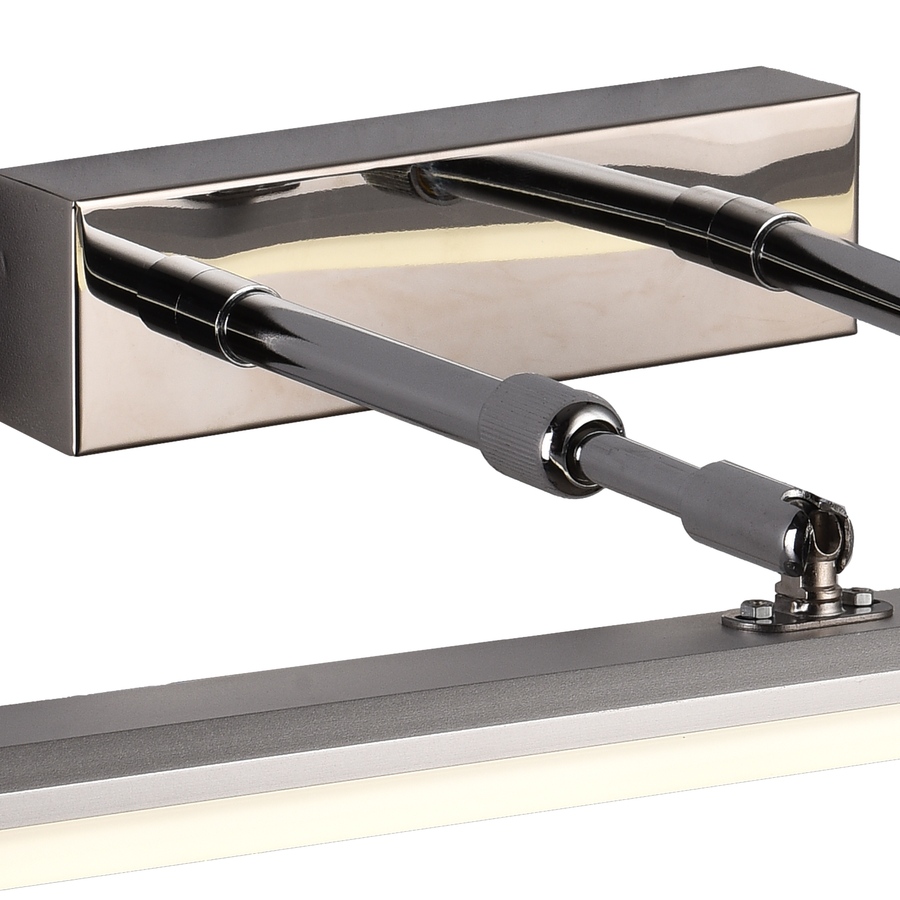 Kúpeľňové LED nástenné svietidlo, BALATON, 11W, lineárne, neutrálne svetlo, lesklý chróm