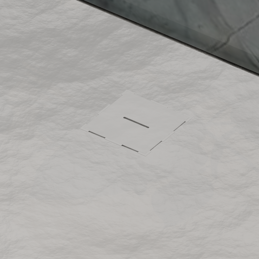 Obdĺžnikové sprchovanie 80x120 cm, tenké 3 cm, lesklá biela