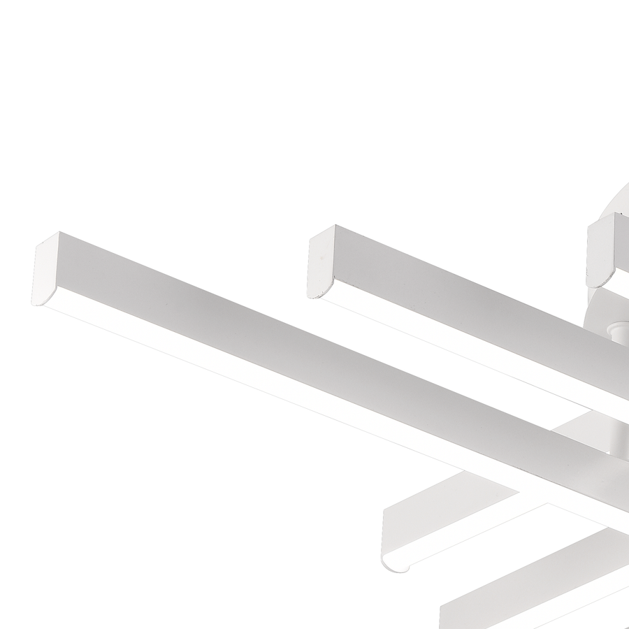 LED luster GIO, 82W, studené/teplé/neutrálne svetlo, biely