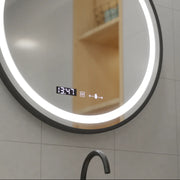 Zrkadlové LED kolo 60 cm Celesti Majesti Noir Eleva Motionglow Marcello System Disabilities & Daim Termometer