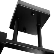 Lust Wood vanja drevo s štvorcovou lampou 2 x