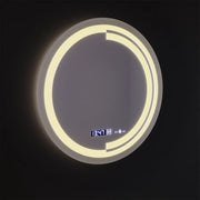 60 cm okrúhle LED zrkadlo Motionglow Sensor Consuel Marcellow Smoteble Clock Defosting System