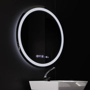 Zrkadlo LED LED 80 cm Celeste Motionglow Marcello Smoteble Clock Defosting System